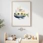Preview: Buegelbild Boho Submarine